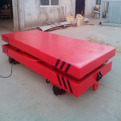 带旋转平台电动平车