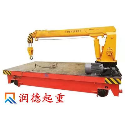 隧道搬运轨道车 铁路转运带自卸吊车电动搬运车 &nbsp;柴油发电电动平车