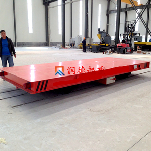 10t充电式轨道平车 &nbsp;有轨道式电动地平车