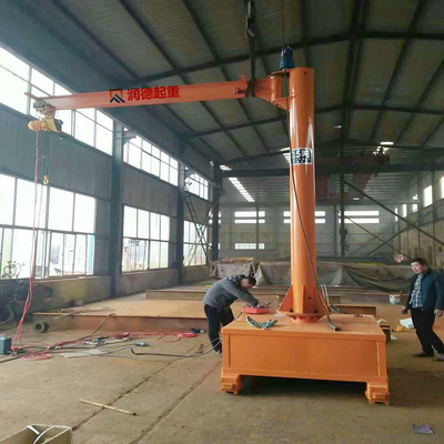 1吨移动式旋臂吊 &nbsp;&nbsp;轨道行走悬臂吊车